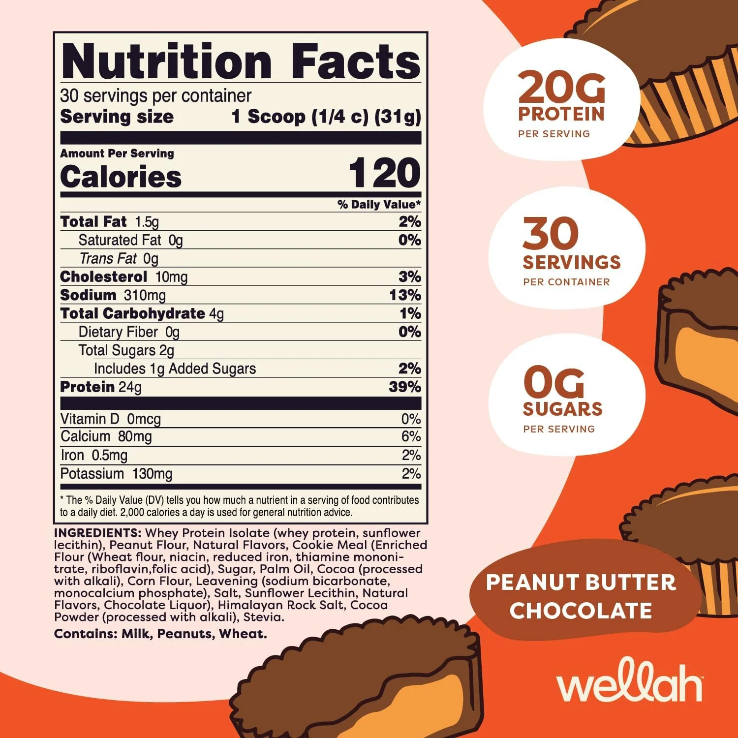 پروتئین وی Your Whey ولا (30 سروینگ، شکلات کره بادام زمینی) پروتئین وی ایزوله (WPI) پروتئین وی Your Whey ولا (30 سروینگ، شکلات کره بادام زمینی) پروتئین وی ایزوله (WPI)