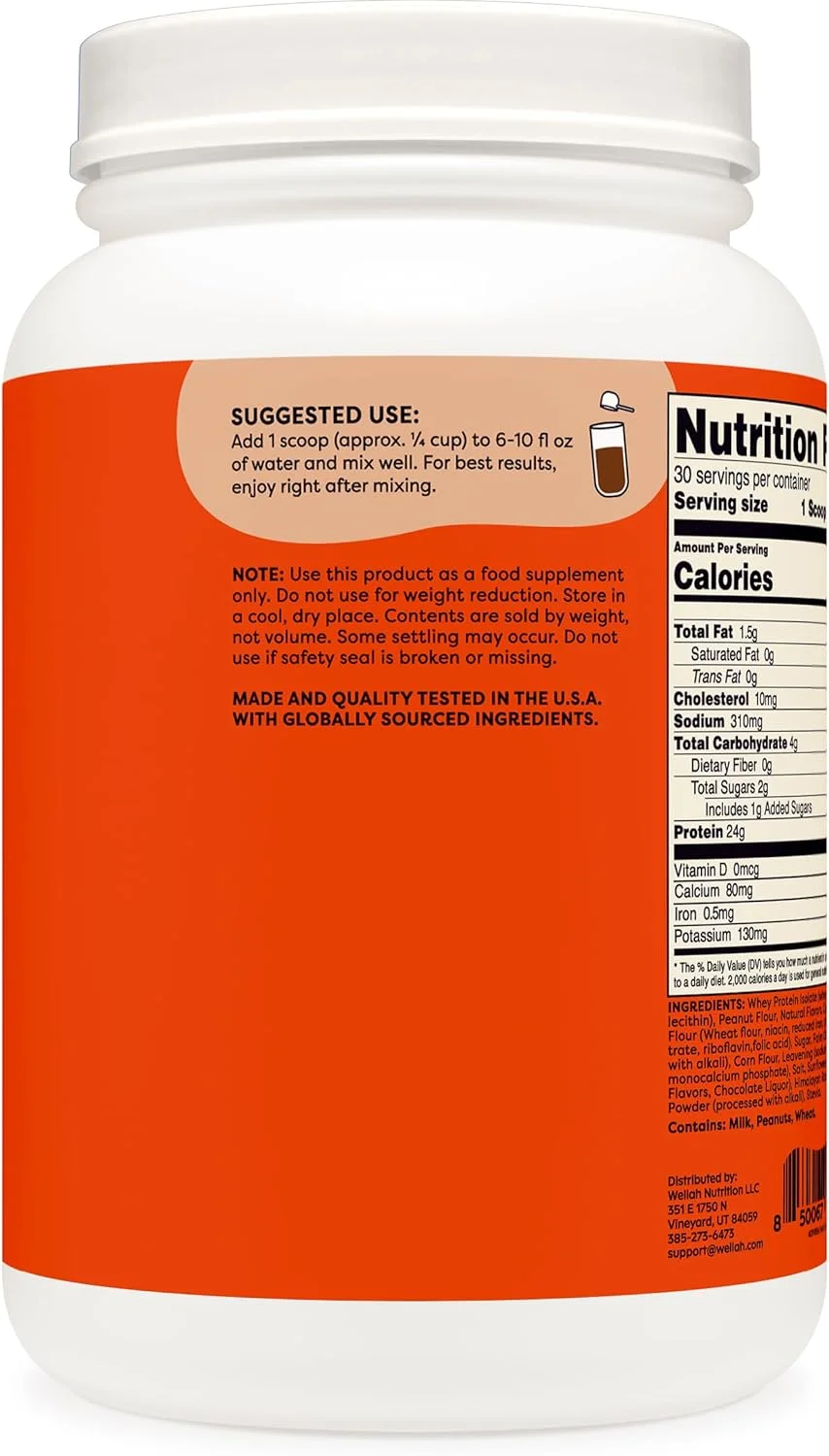 پروتئین وی Your Whey ولا (30 سروینگ، شکلات کره بادام زمینی) پروتئین وی ایزوله (WPI) پروتئین وی Your Whey ولا (30 سروینگ، شکلات کره بادام زمینی) پروتئین وی ایزوله (WPI)