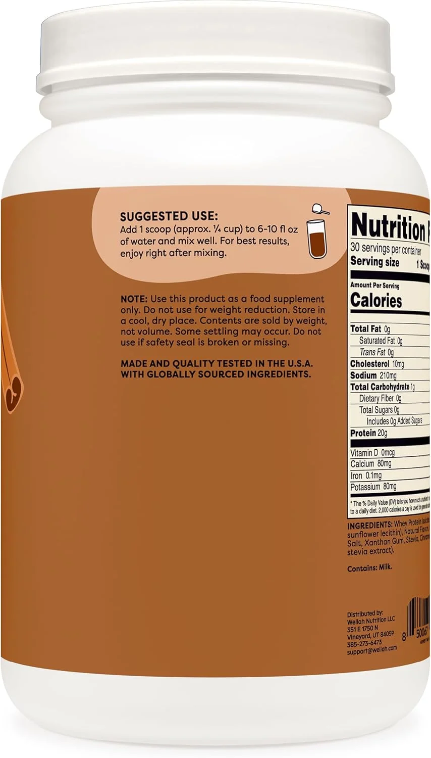 وی پروتئین ولا (30 سروینگ، طعم چای) - پروتئین وی ایزوله وی پروتئین ولا (30 سروینگ، طعم چای) - پروتئین وی ایزوله