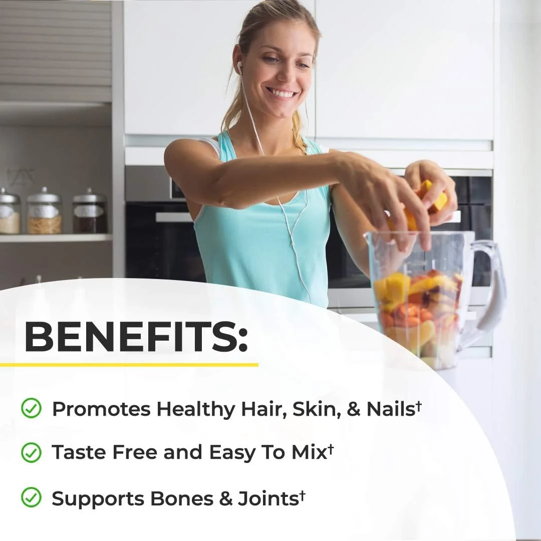 BioSchwartz، پپتیدهای کلاژن Bio+، بدون طعم، 454 گرم (16 اونس)