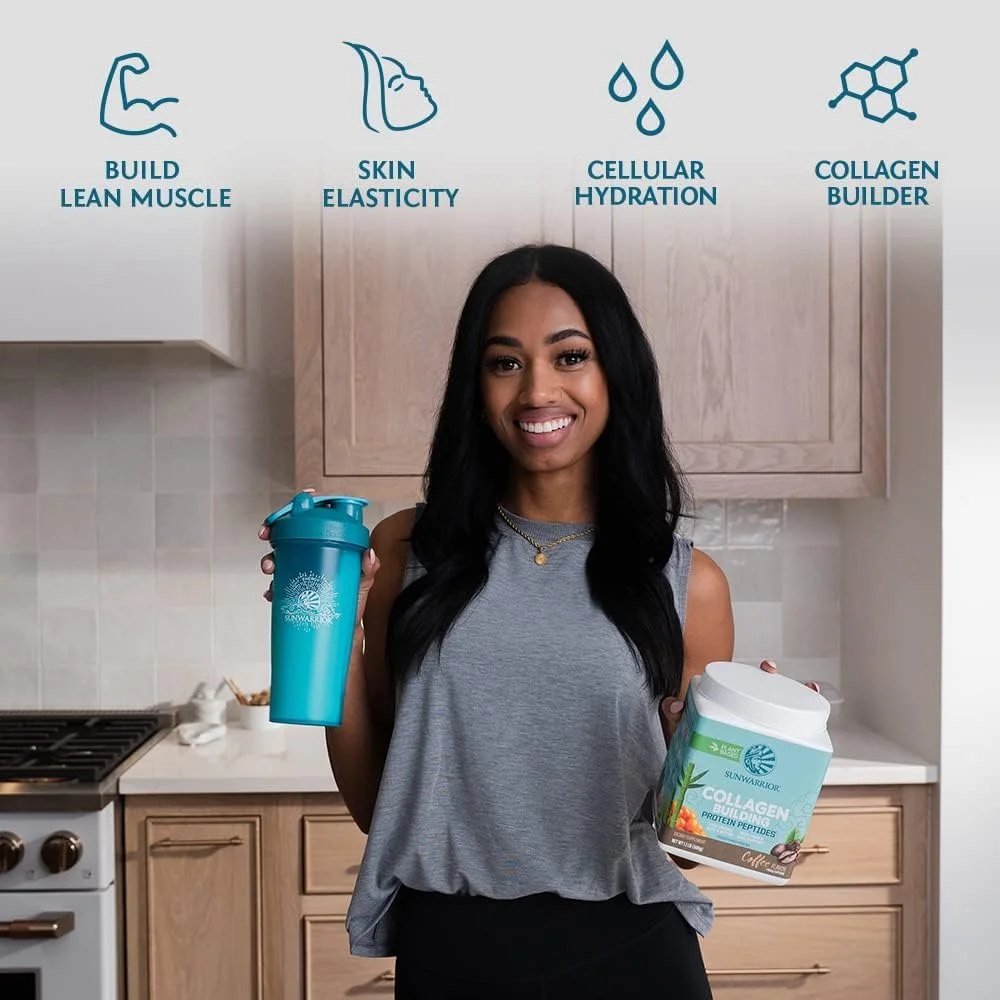 پودر پروتئین کلاژن وگان برای زنان، پودر کلاژن گیاهی سیلیکا با طعم قهوه، حاوی ویتامینهای وگان برای مو، پوست و ناخن، غیر تراریخته، بدون شکر افزوده، سویا، لبنیات و گلوتن (قهوه، 20 سروینگ) پودر پروتئین کلاژن وگان برای زنان، پودر کلاژن گیاهی سیلیکا با طعم قهوه، حاوی ویتامینهای وگان برای مو، پوست و ناخن، غیر تراریخته، بدون شکر افزوده، سویا، لبنیات و گلوتن (قهوه، 20 سروینگ)