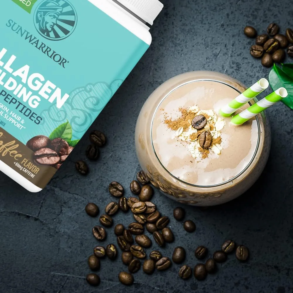 پودر پروتئین کلاژن وگان برای زنان، پودر کلاژن گیاهی سیلیکا با طعم قهوه، حاوی ویتامینهای وگان برای مو، پوست و ناخن، غیر تراریخته، بدون شکر افزوده، سویا، لبنیات و گلوتن (قهوه، 20 سروینگ) پودر پروتئین کلاژن وگان برای زنان، پودر کلاژن گیاهی سیلیکا با طعم قهوه، حاوی ویتامینهای وگان برای مو، پوست و ناخن، غیر تراریخته، بدون شکر افزوده، سویا، لبنیات و گلوتن (قهوه، 20 سروینگ)