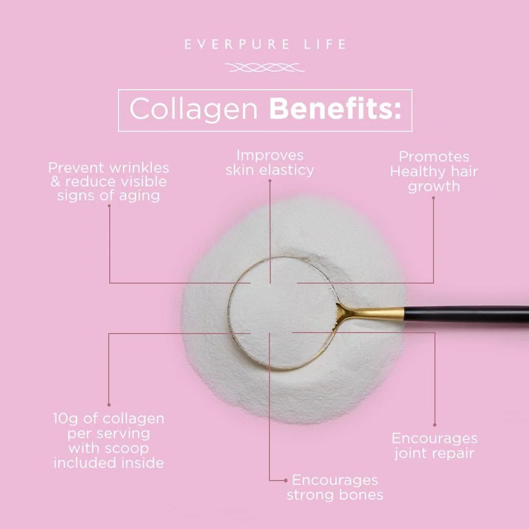 پودر کلاژن دریایی هیدرولیز شده کره ای Everpure Life - پپتیدهای کلاژن خالص نوع I برای پوست درخشان، مو و ناخن های سالم - بدون شکر/طعم دهنده/مواد افزودنی و با منبع پایدار - 200 گرم پودر کلاژن دریایی هیدرولیز شده کره ای Everpure Life - پپتیدهای کلاژن خالص نوع I برای پوست درخشان، مو و ناخن های سالم - بدون شکر/طعم دهنده/مواد افزودنی و با منبع پایدار - 200 گرم