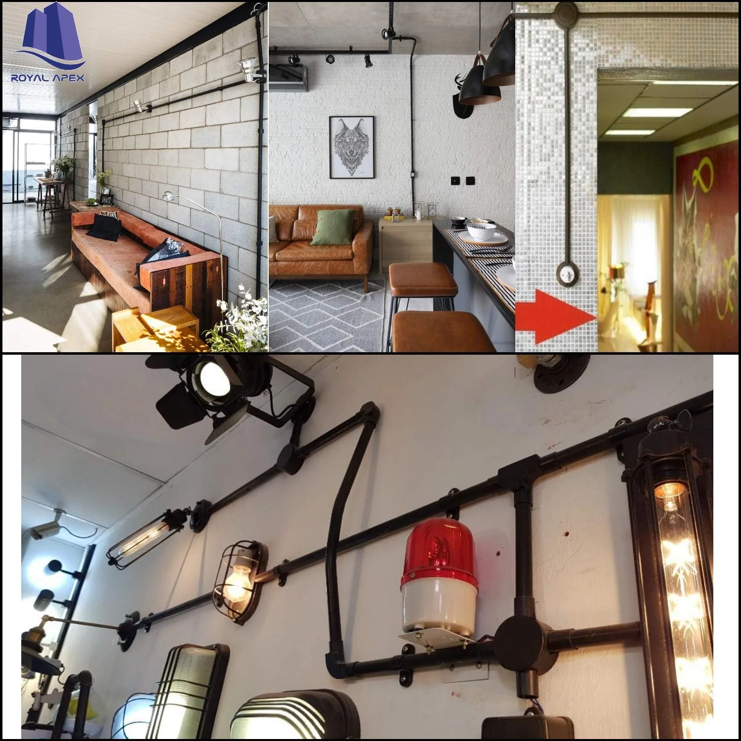 لوله و اتصالات پی وی سی رویال اپکس برای سیم کشی و کابل کشی برق داخلی و خارجی (بسته 10 عددی) (20 میلی متر، اتصال سه راهی) لوله و اتصالات پی وی سی رویال اپکس برای سیم کشی و کابل کشی برق داخلی و خارجی (بسته 10 عددی) (20 میلی متر، اتصال سه راهی)