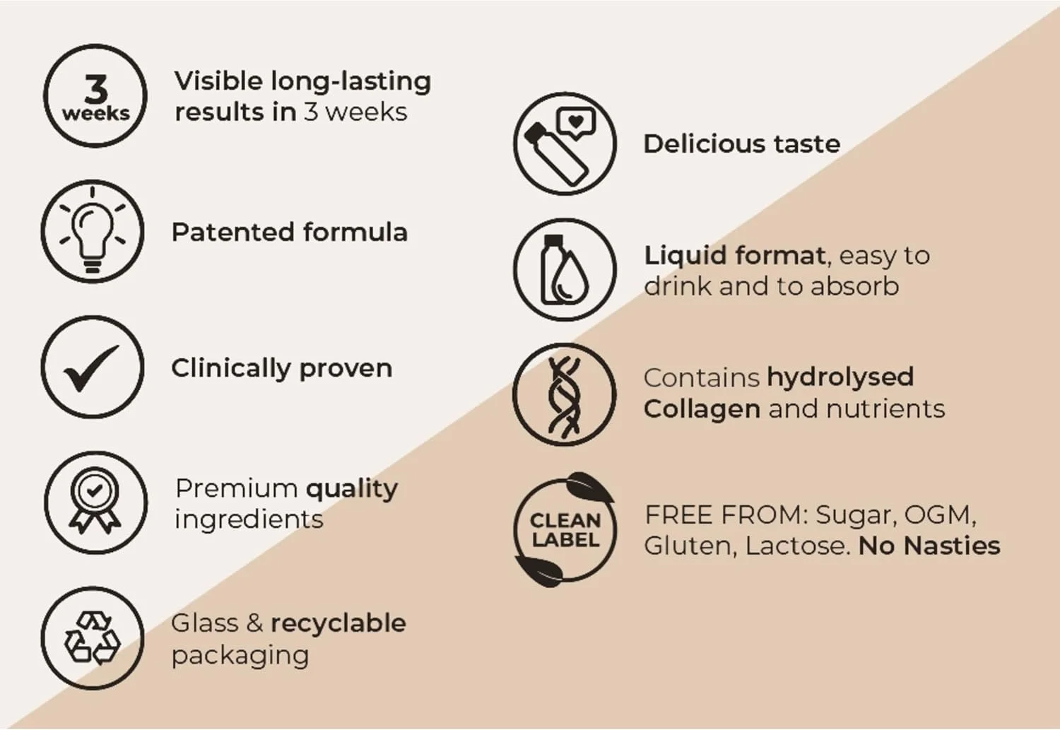 گلد کلاژن فورته پلاس - مکمل های کلاژن برای زنان و مردان با بیوتین برای رشد مو و سلامت پوست، تقویت کننده سیستم ایمنی با ویتامین C، اسید هیالورونیک و کلاژن دریایی، 1 بسته 10x50 میلی لیتر گلد کلاژن فورته پلاس - مکمل های کلاژن برای زنان و مردان با بیوتین برای رشد مو و سلامت پوست، تقویت کننده سیستم ایمنی با ویتامین C، اسید هیالورونیک و کلاژن دریایی، 1 بسته 10x50 میلی لیتر