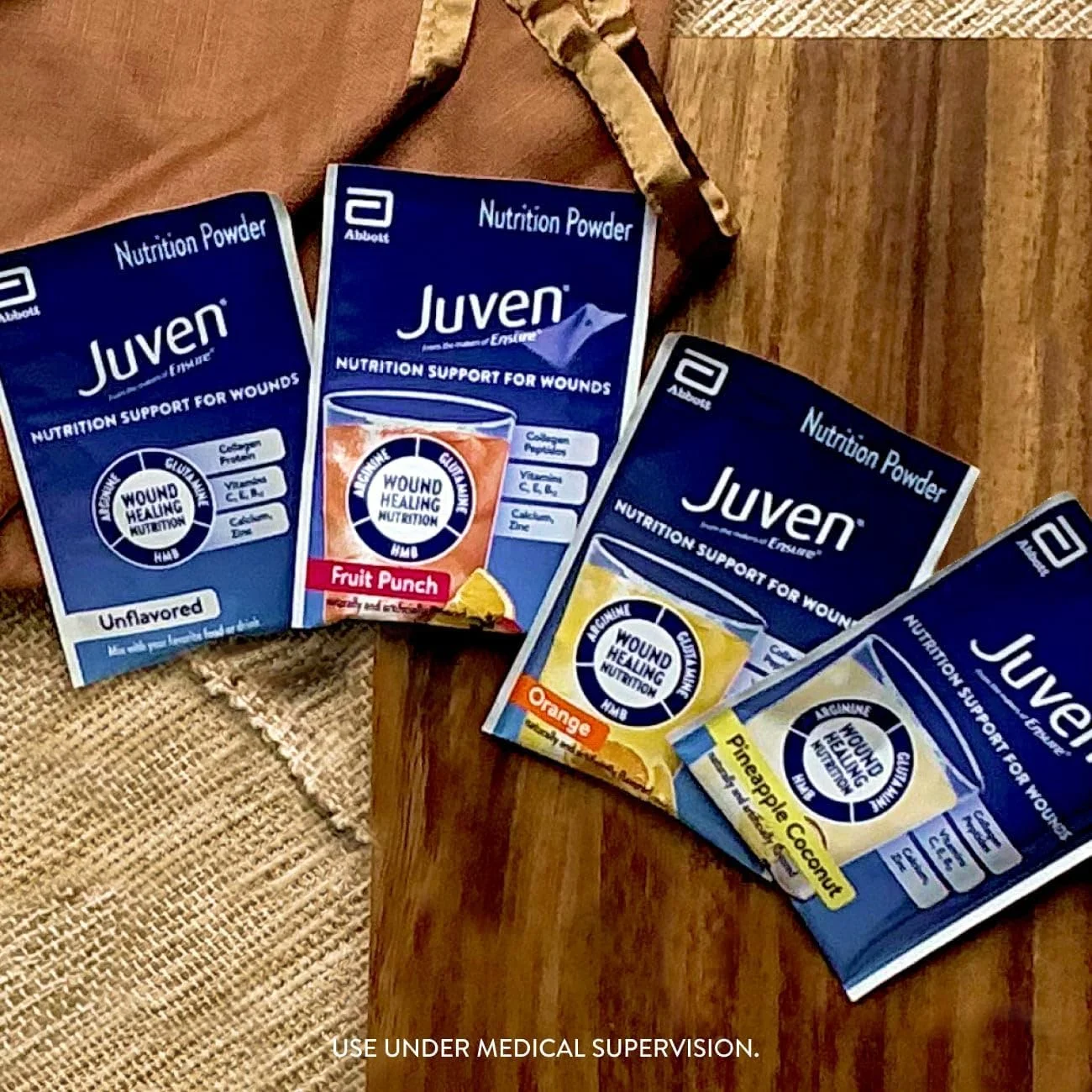 پودر مخلوط نوشیدنی تغذیه درمانی Juven برای حمایت از بهبود زخم، حاوی پروتئین کلاژن، پرتقال، 0.97 اونس (بسته 48 عددی) پودر مخلوط نوشیدنی تغذیه درمانی Juven برای حمایت از بهبود زخم، حاوی پروتئین کلاژن، پرتقال، 0.97 اونس (بسته 48 عددی)