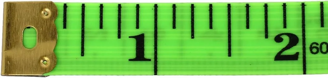 Aexit متر نواری پارچه ای خیاطی فایبرگلاس 150 سانتی متری (60 اینچی) Aexit متر نواری پارچه ای خیاطی فایبرگلاس 150 سانتی متری (60 اینچی)