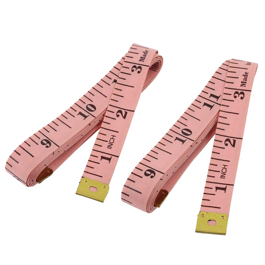 Aexit 2 عدد (ابزار اندازه گیری) متر خیاطی نوار اندازه گیری نرم خط کش 60 اینچ طول (29ry692qf207) عرض 1/2 اینچ