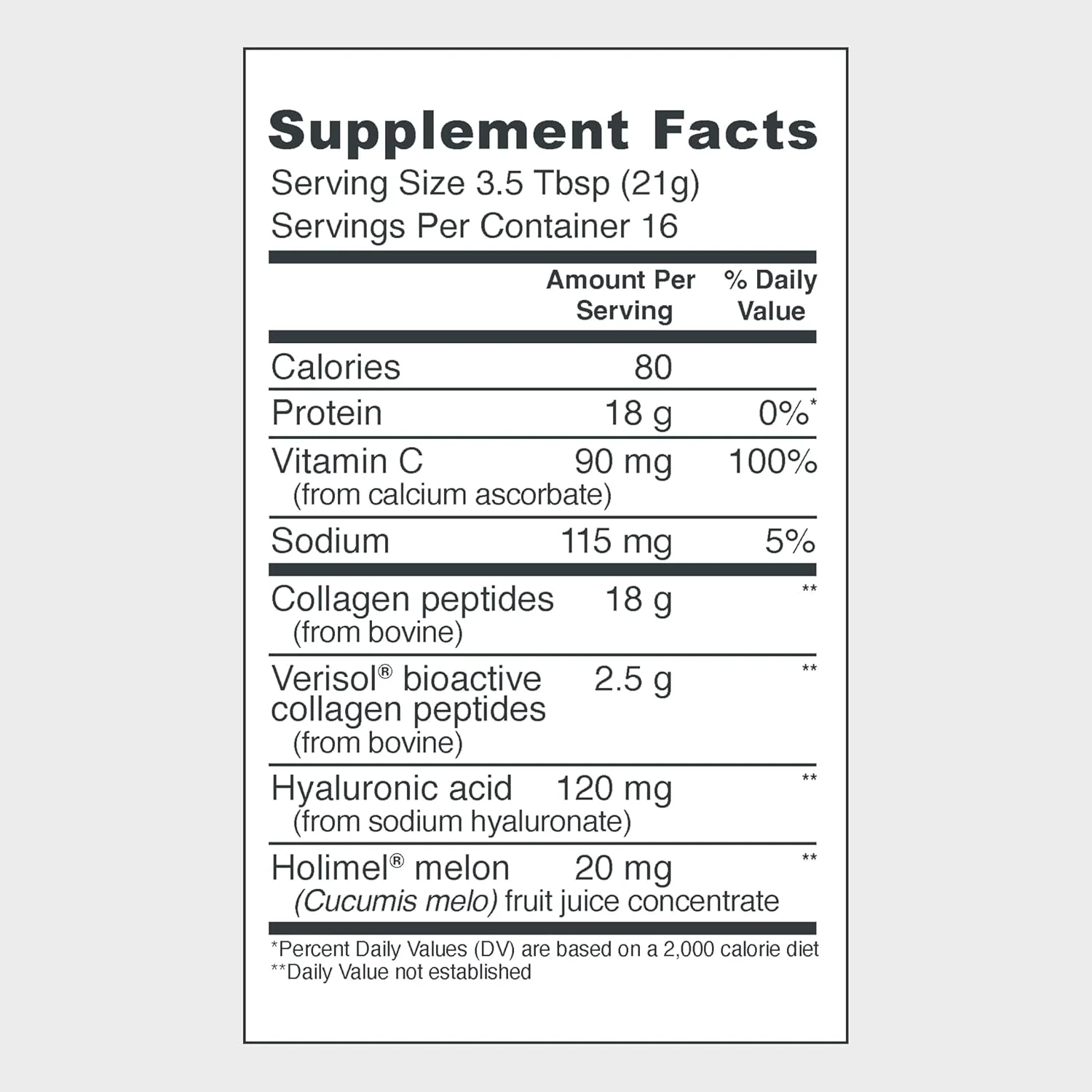 پپتیدهای کلاژن Vital Proteins برای زنان - 20 گرم کلاژن هیدرولیز شده، ویتامین C، اسید هیالورونیک، کاهش خطوط ریز و چین و چروک، Verisol & Holimel - مکمل کمپلکس پوست، پودر بدون طعم 337 گرم