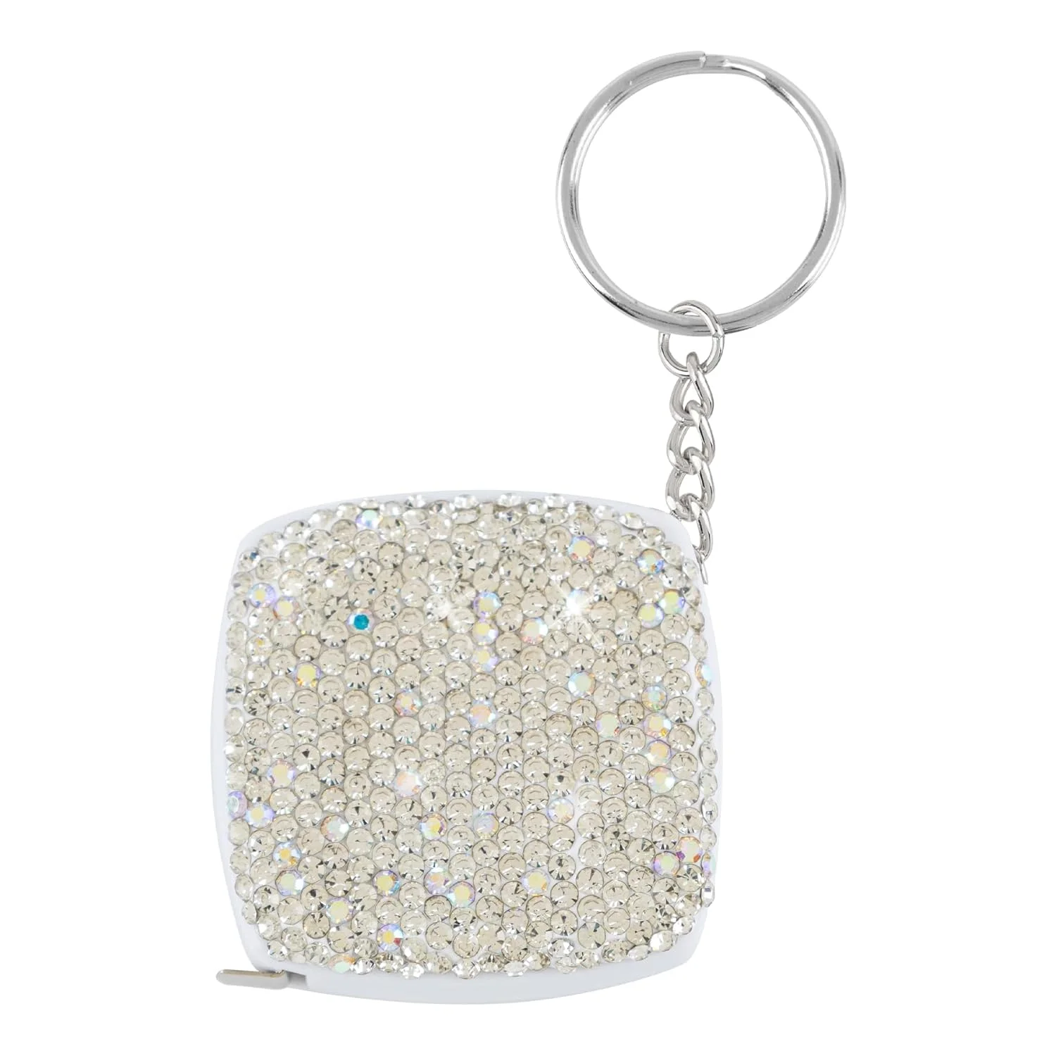 متر خیاطی پارچه ای جمع شونده بدنه و کمر با الماس های براق Framendino متر خیاطی پارچه ای جمع شونده بدنه و کمر با الماس های براق Framendino