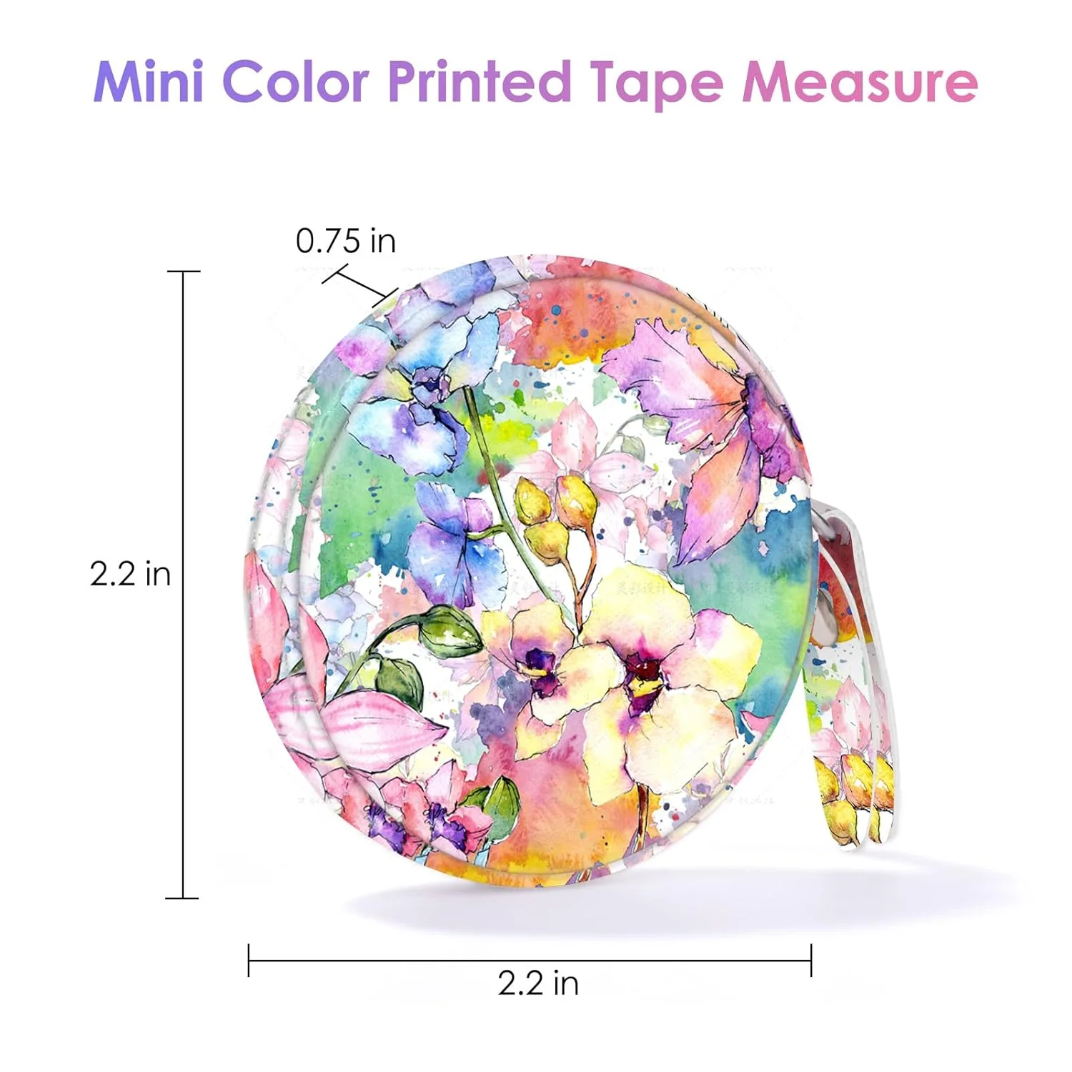 متر خیاطی گرکیا، متر نواری نرم و جمع شونده کوچک با چاپ رنگی برای اندازه گیری پارچه و بدن خیاطی