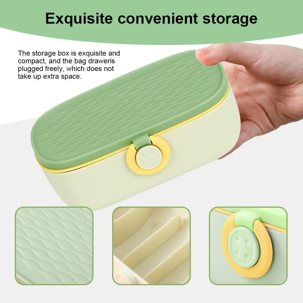 جعبه لوازم خیاطی قابل حمل HASTHIP®، مجموعه کامل سوزن و نخ برای خانه، مسافرت و DIY، شامل 16 نخ چند رنگ، قیچی، انگشتانه، سوزن نخ کن، متر نواری، دکمه، گیره جعبه لوازم خیاطی قابل حمل HASTHIP®، مجموعه کامل سوزن و نخ برای خانه، مسافرت و DIY، شامل 16 نخ چند رنگ، قیچی، انگشتانه، سوزن نخ کن، متر نواری، دکمه، گیره