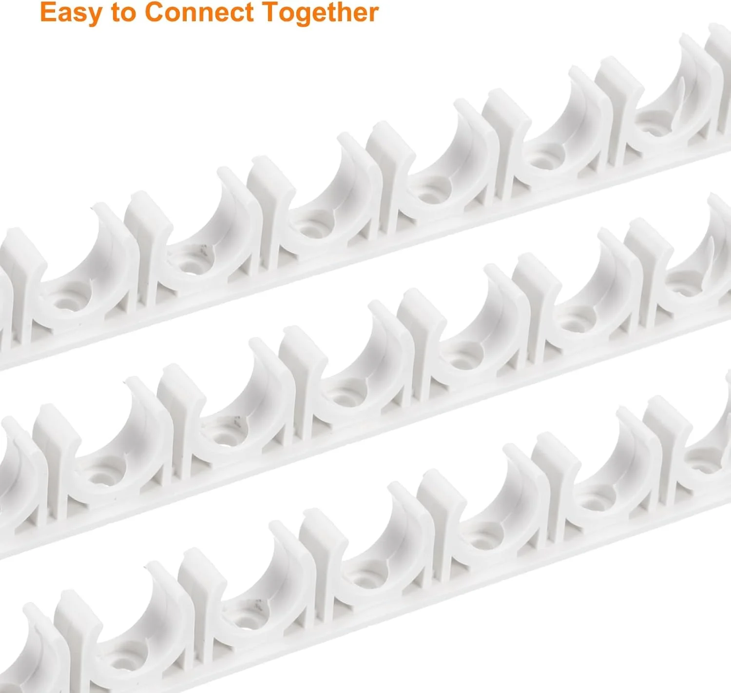 گیره بست لوله پی وی سی 10 عددی سورسیینگ مپ، گیره بست لوله نوع U با 10 شکاف، اتصالات ردیفی داخلی 16 میلی متر، اتصال سریع سفید برای شلنگ، لوله برق، مبلمان منزل گیره بست لوله پی وی سی 10 عددی سورسیینگ مپ، گیره بست لوله نوع U با 10 شکاف، اتصالات ردیفی داخلی 16 میلی متر، اتصال سریع سفید برای شلنگ، لوله برق، مبلمان منزل