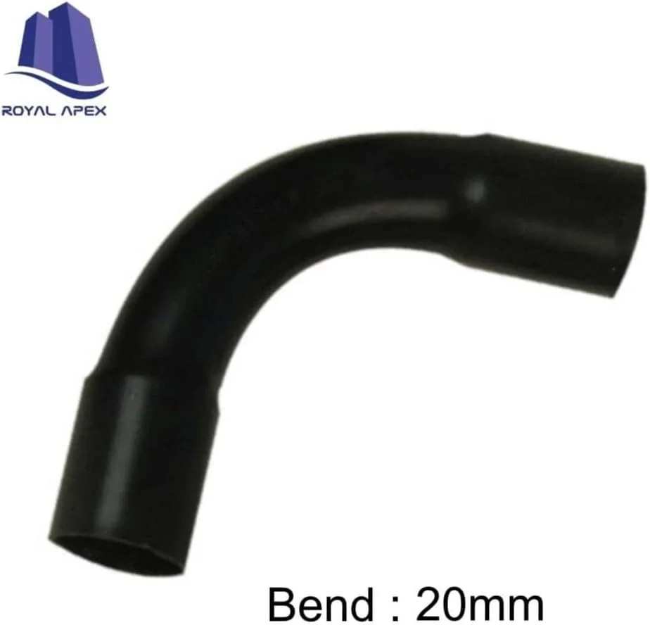 لوله و اتصالات پی وی سی برق برای سیم کشی و کابل کشی داخلی و خارجی، بسته 10 عددی 20 میلی متری، خم لوله و اتصالات پی وی سی برق برای سیم کشی و کابل کشی داخلی و خارجی، بسته 10 عددی 20 میلی متری، خم