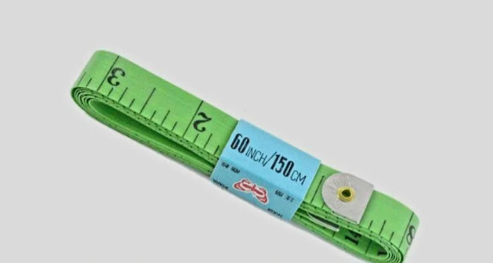 متر خیاطی 150 سانتی متری، مقیاس دو طرفه، سبز متر خیاطی 150 سانتی متری، مقیاس دو طرفه، سبز