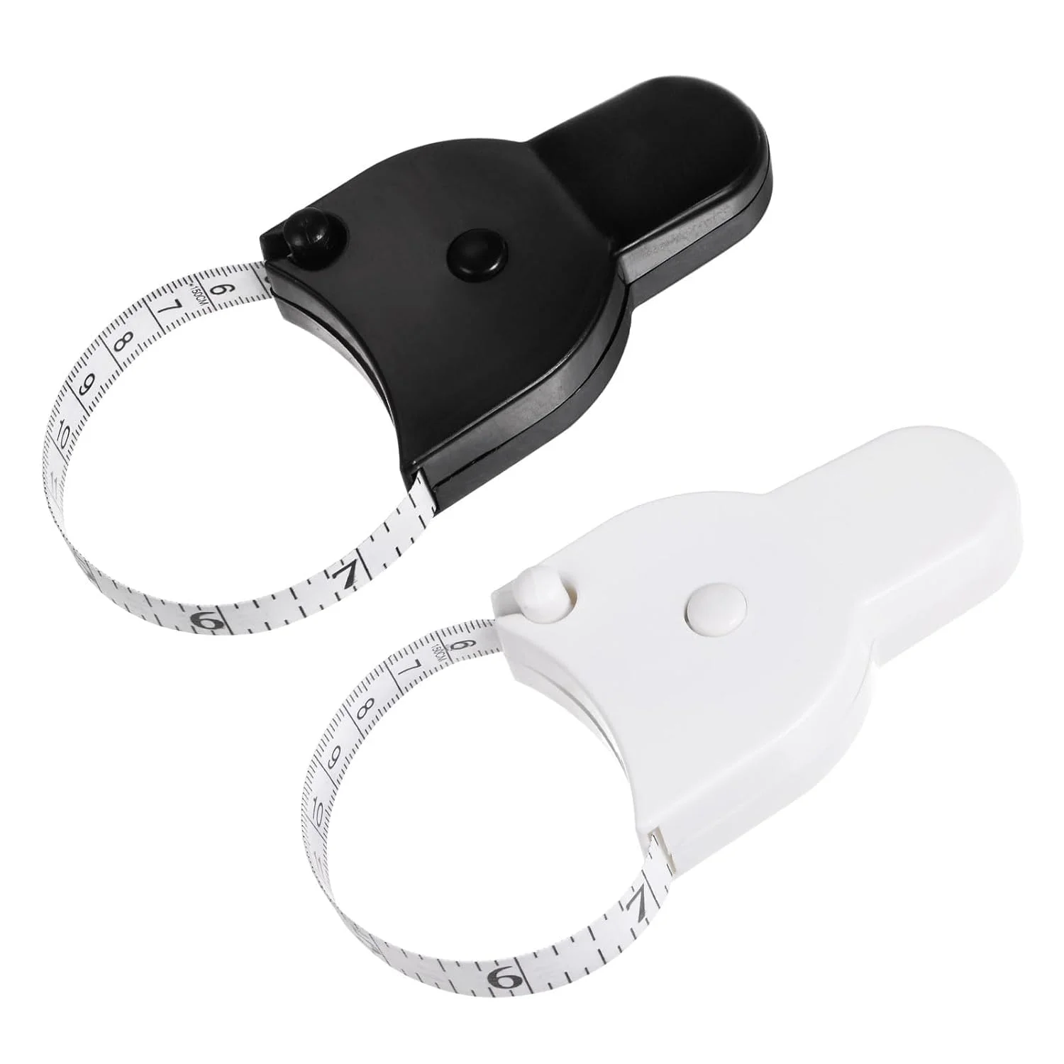 متر خیاطی هوگود برای اندازه گیری بدن، 150 سانتی متری، اندازه گیری پارچه، متر نواری نرم جمع شونده برای خیاطی و اندازه گیری دور کمر، باسن، سینه، بازوها (سفید + مشکی 2 عددی) متر خیاطی هوگود برای اندازه گیری بدن، 150 سانتی متری، اندازه گیری پارچه، متر نواری نرم جمع شونده برای خیاطی و اندازه گیری دور کمر، باسن، سینه، بازوها (سفید + مشکی 2 عددی)