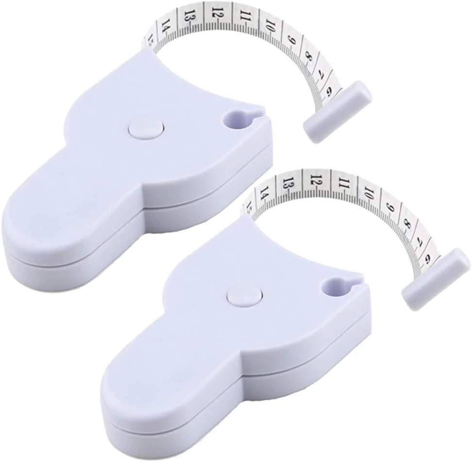 نوار اندازه گیری بدن NA، 2 عددی، سفید، دو طرفه، جمع شونده، ابزار اندازه گیری بدن برای خیاطی و پارچه نوار اندازه گیری بدن NA، 2 عددی، سفید، دو طرفه، جمع شونده، ابزار اندازه گیری بدن برای خیاطی و پارچه