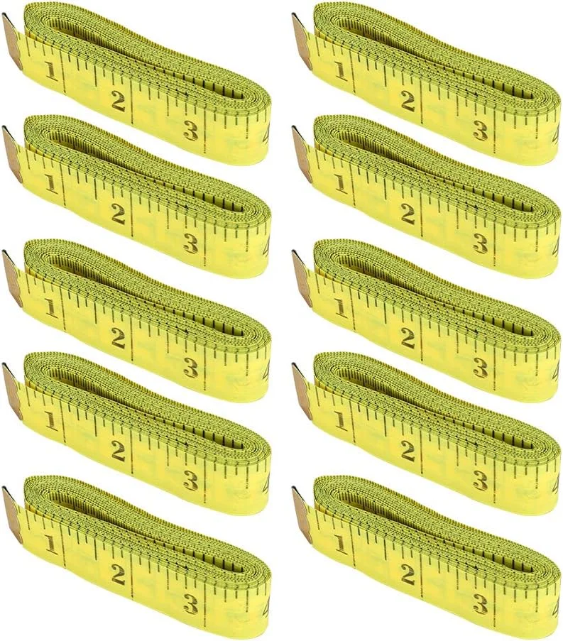 متر خیاطی اندازه گیری بدن، نوار اندازه گیری سبک وزن، مناسب خیاطی، لحاف دوزی و اندازه گیری بدن (2.0cm*300cm زرد) متر خیاطی اندازه گیری بدن، نوار اندازه گیری سبک وزن، مناسب خیاطی، لحاف دوزی و اندازه گیری بدن (2.0cm*300cm زرد)