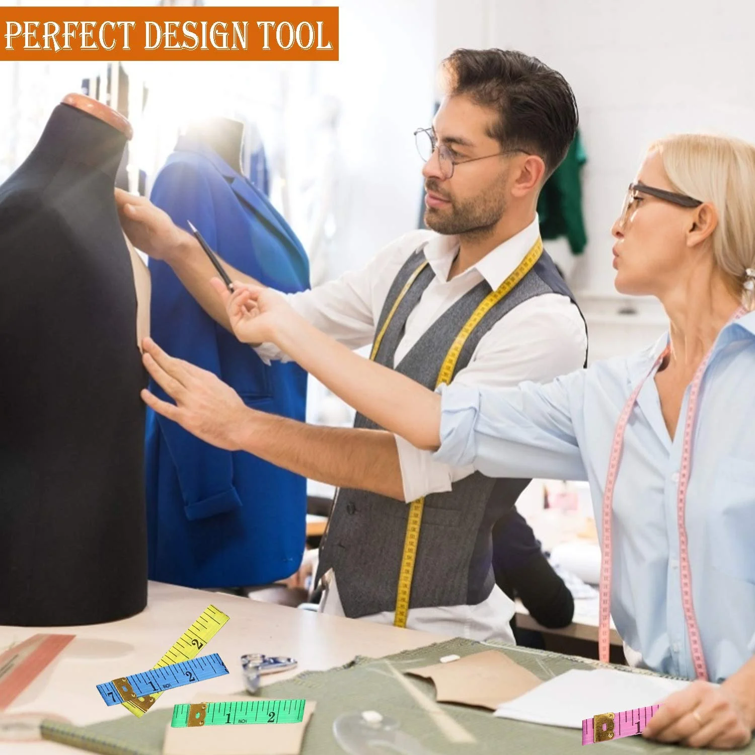 متر خیاطی نیوزفانا، متر اندازه گیری بدن 6 رنگ با مقیاس دوگانه برای خیاطی، کاهش وزن، اندازه گیری پزشکی بدن، خیاطی 60 اینچ/ 150 سانتی متر 12 عددی متر خیاطی نیوزفانا، متر اندازه گیری بدن 6 رنگ با مقیاس دوگانه برای خیاطی، کاهش وزن، اندازه گیری پزشکی بدن، خیاطی 60 اینچ/ 150 سانتی متر 12 عددی