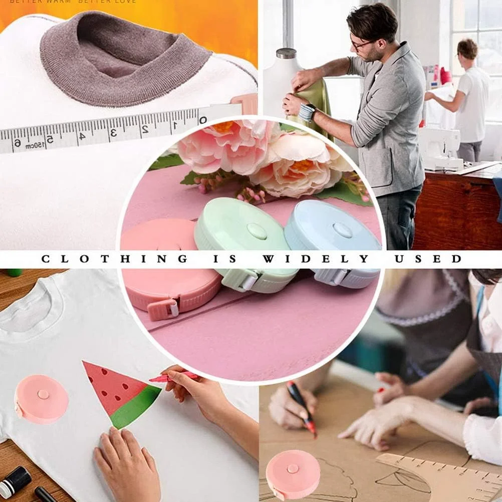 نوار اندازه گیری نرم نوشن جلن 3 عددی برای اندازه گیری بدن، نوار اندازه گیری نرم دو طرفه 150 سانتی متر 60 اینچی برای لباس (سبز+آبی+صورتی) نوار اندازه گیری نرم نوشن جلن 3 عددی برای اندازه گیری بدن، نوار اندازه گیری نرم دو طرفه 150 سانتی متر 60 اینچی برای لباس (سبز+آبی+صورتی)