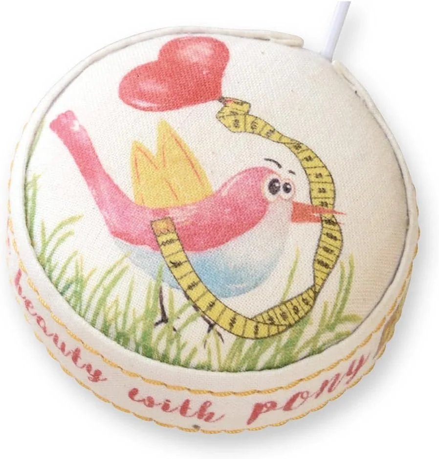 متر خیاطی پونی طرح پرندگان درهم تنیده 200 سانتی متر - 1 عدد