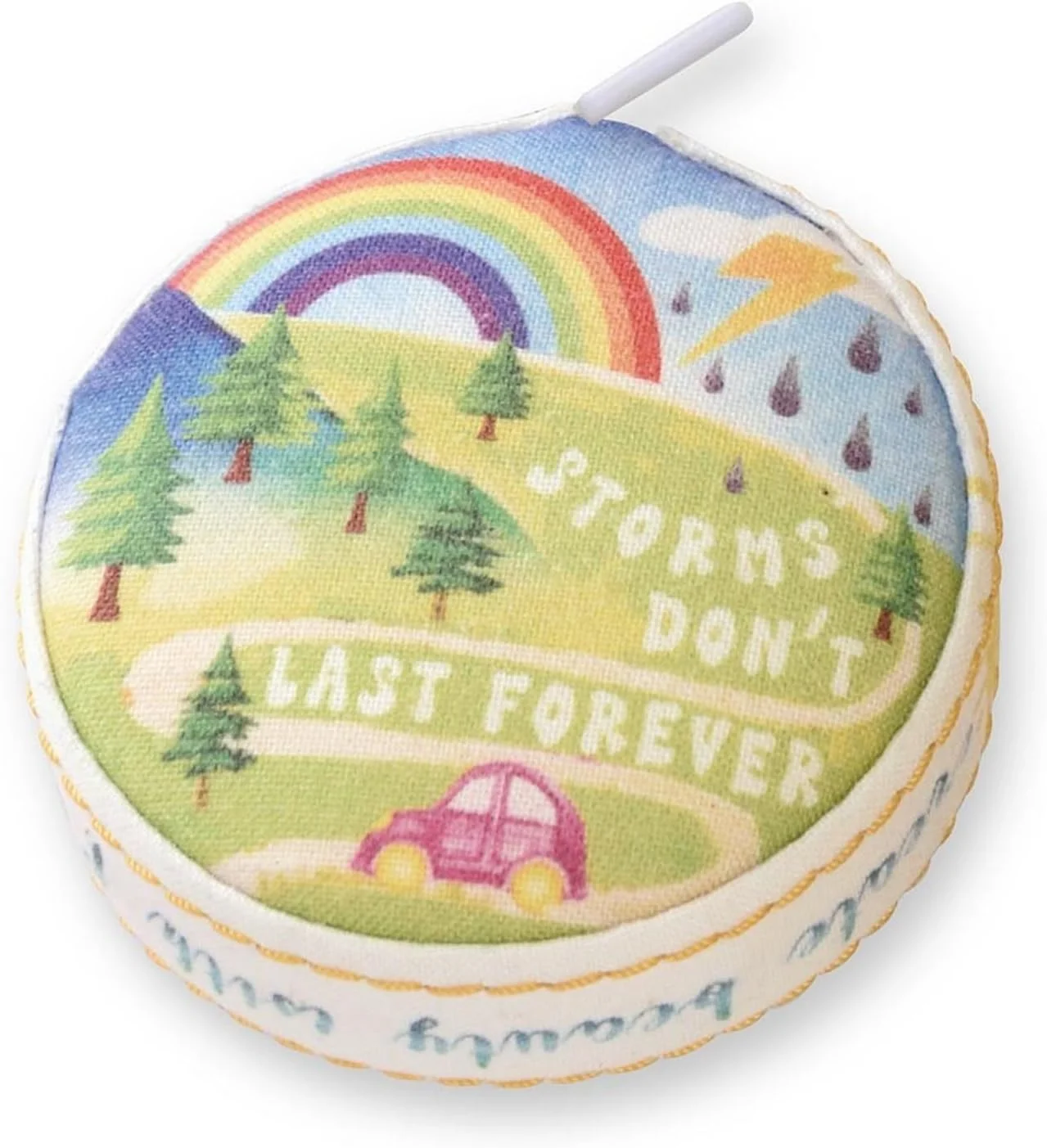 متر خیاطی پونی طرح طوفان و رنگین کمان 200 سانتی متری - 1 عدد