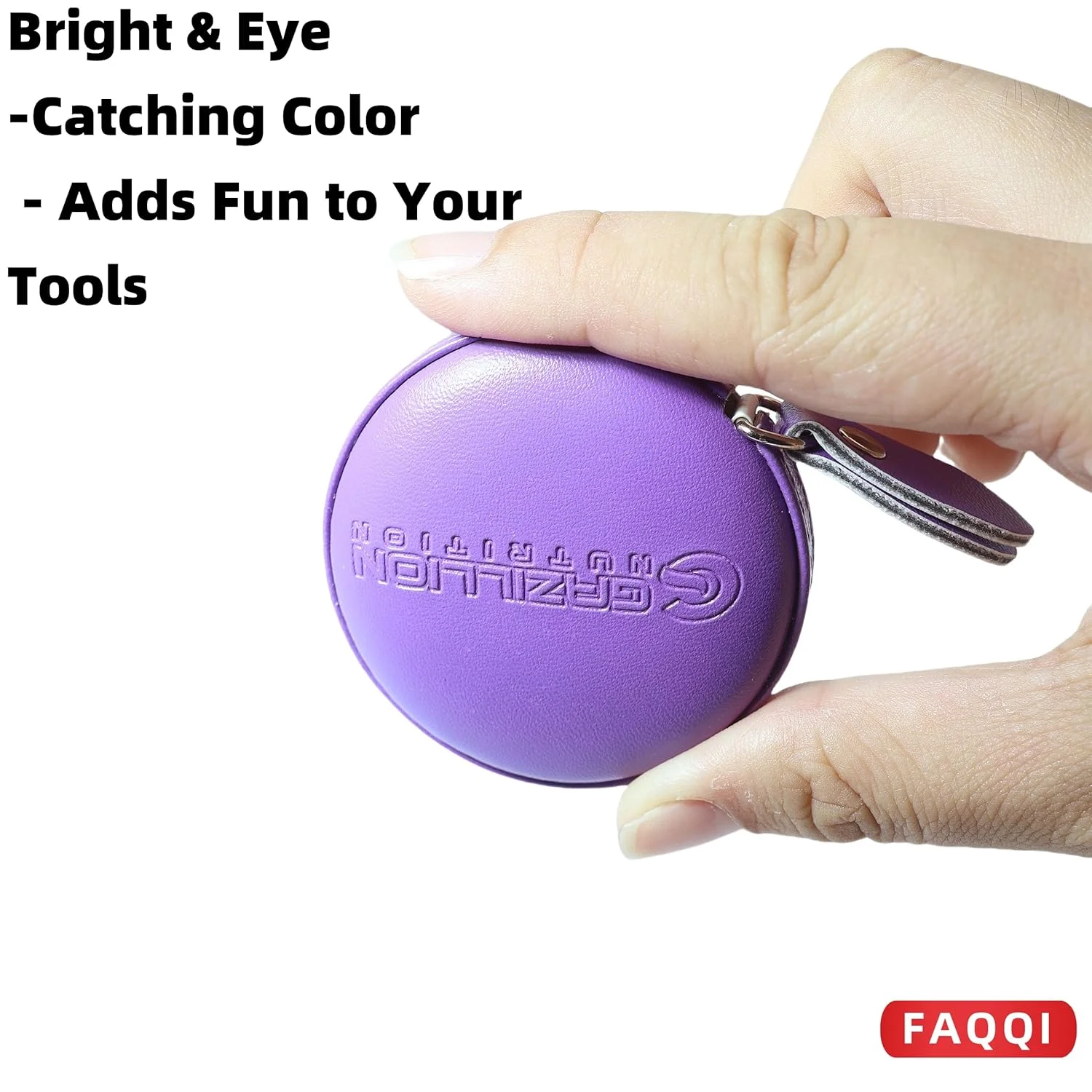 متر خیاطی جمع شونده بنفش - کوچک، جمع و جور، متر دو طرفه برای خیاطی، کاردستی و اندازه گیری تناسب اندام - 60 اینچ / 150 سانتی متر متر خیاطی جمع شونده بنفش - کوچک، جمع و جور، متر دو طرفه برای خیاطی، کاردستی و اندازه گیری تناسب اندام - 60 اینچ / 150 سانتی متر