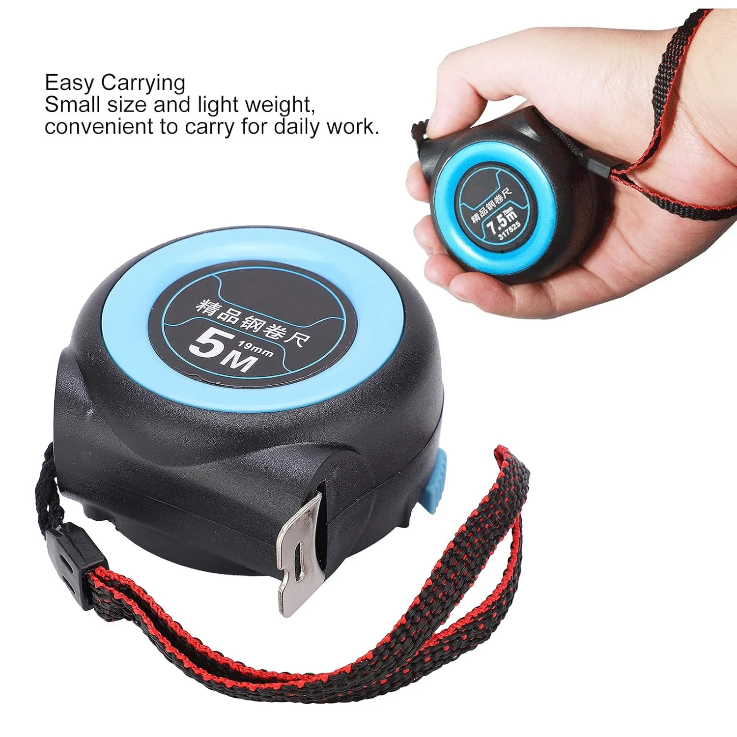 متر نواری قفل شونده جمع شونده برای نجاری و کار با چوب دقیق، طول 5 متر