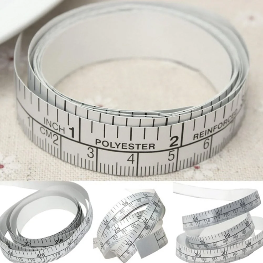 متر نواری خود چسب، برچسب خط کش متر نواری PVC، مناسب برای چرخ خیاطی متر نواری خود چسب، برچسب خط کش متر نواری PVC، مناسب برای چرخ خیاطی