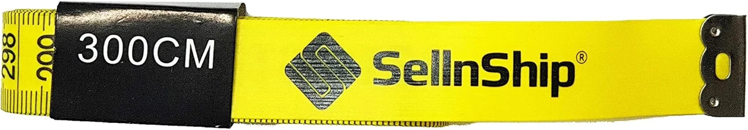 نوار اندازه گیری خیاطی نرم و انعطاف پذیر فایبرگلاس SellnShip، 300 سانتی متر، مقیاس خط کش 120 اینچی (زرد، 1 عدد) نوار اندازه گیری خیاطی نرم و انعطاف پذیر فایبرگلاس SellnShip، 300 سانتی متر، مقیاس خط کش 120 اینچی (زرد، 1 عدد)