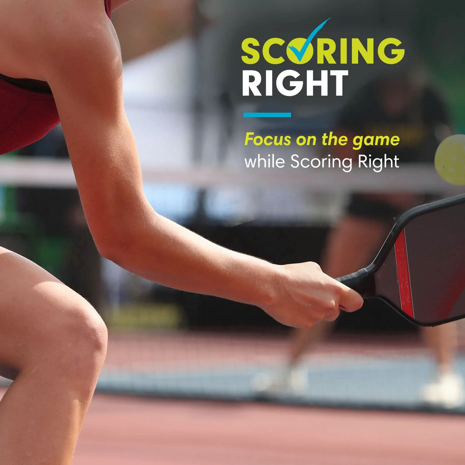 نوار اندازه گیری ارتفاع تور پیکلبال و جاکلیدی Scoring Right (آبی) نوار اندازه گیری ارتفاع تور پیکلبال و جاکلیدی Scoring Right (آبی)