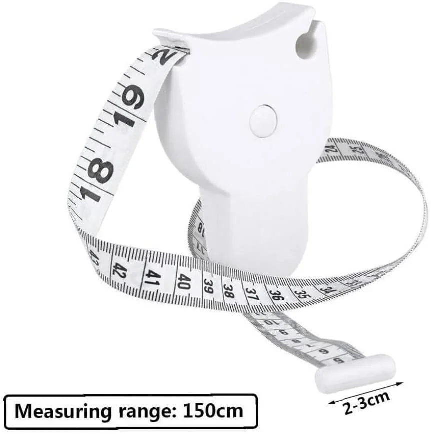 1 عدد متر خیاطی خود جمع شونده 150 سانتی متر / 60 اینچ، ابزار اندازه گیری دور کمر و بدن، خط کش دایره ای تلسکوپی اتوماتیک 1 عدد متر خیاطی خود جمع شونده 150 سانتی متر / 60 اینچ، ابزار اندازه گیری دور کمر و بدن، خط کش دایره ای تلسکوپی اتوماتیک