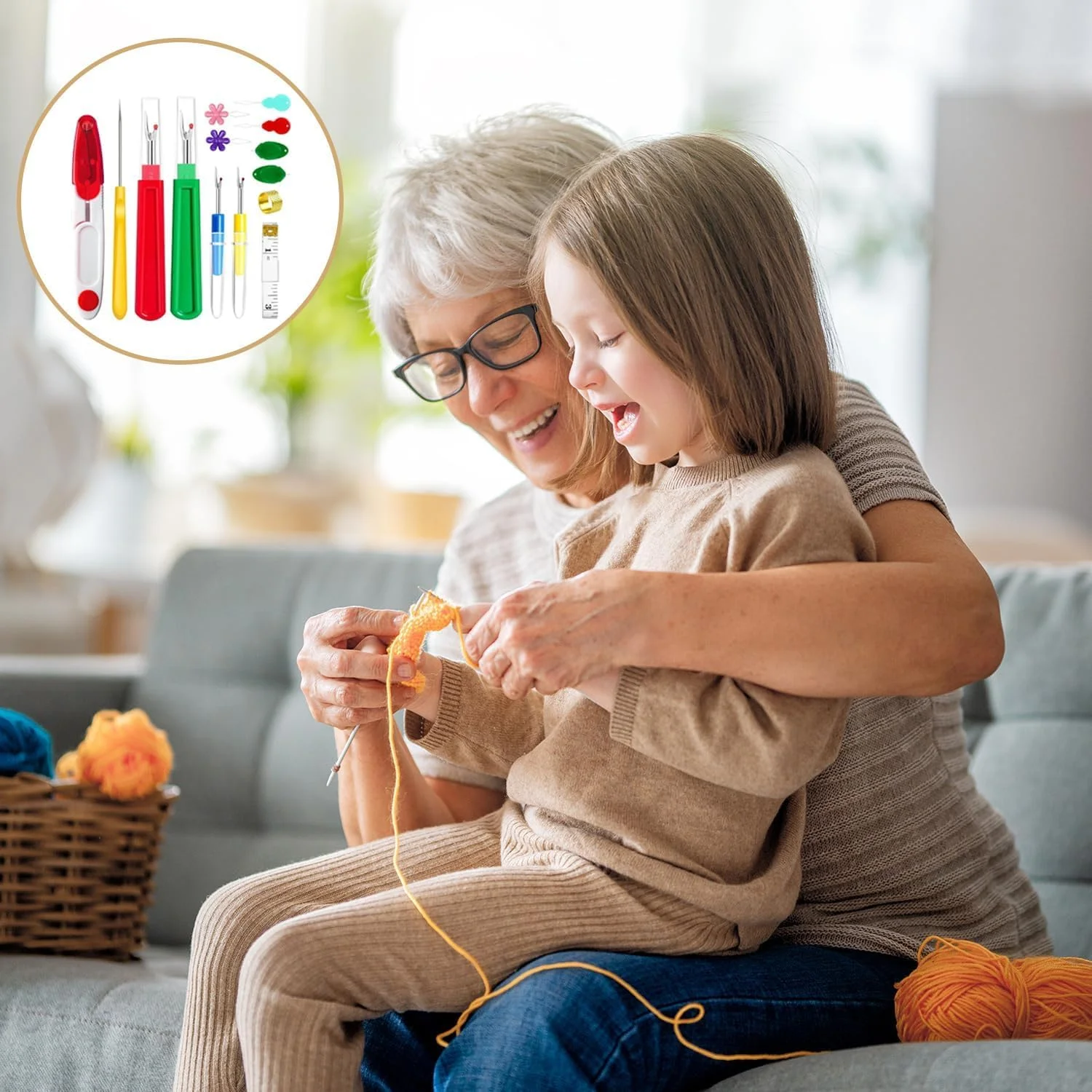 نخ باز کن خیاطی – 2 عدد بزرگ و 2 عدد کوچک، ابزار جدا کننده بخیه، شکافنده، ابزار حذف گلدوزی، به همراه سوزن نخ کن، انگشتانه، متر نواری، درفش خیاطی و قیچی نخ چین نخ باز کن خیاطی – 2 عدد بزرگ و 2 عدد کوچک، ابزار جدا کننده بخیه، شکافنده، ابزار حذف گلدوزی، به همراه سوزن نخ کن، انگشتانه، متر نواری، درفش خیاطی و قیچی نخ چین