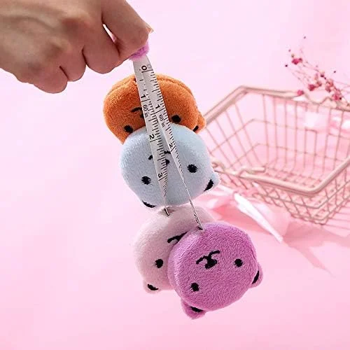 متر نواری جمع شونده فانتزی Shandongmt، 150 سانتی متر / 60 اینچ، طرح کارتونی خرس، ابزار خیاطی (رنگ: 1 عدد گرد تصادفی) متر نواری جمع شونده فانتزی Shandongmt، 150 سانتی متر / 60 اینچ، طرح کارتونی خرس، ابزار خیاطی (رنگ: 1 عدد گرد تصادفی)