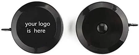 متر نواری مشکی 1.5 متری/60 اینچی Shandongmt دو طرفه جمع شونده ابزار ABS انعطاف پذیر مینی خیاطی نوار اندازه گیری 6JC83 (رنگ: مشکی)