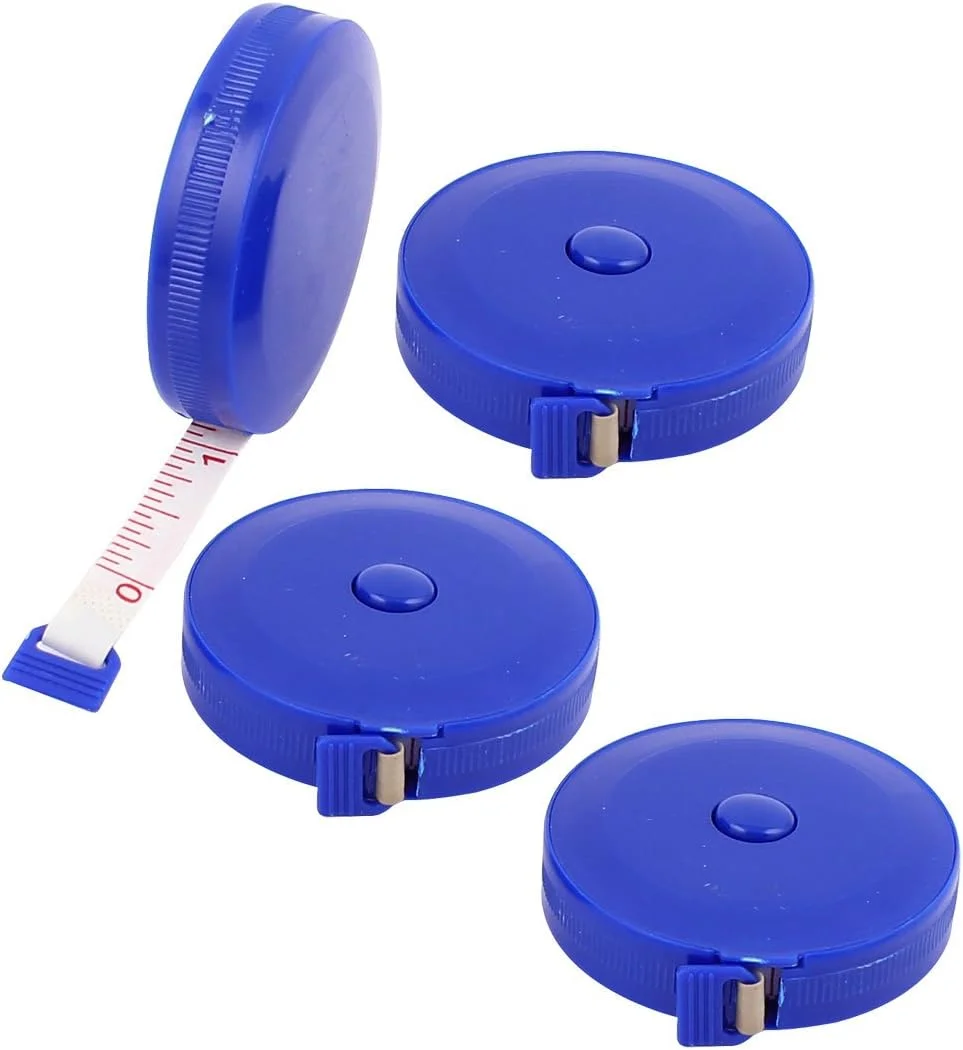 Aexit 60" (قطعات استاندارد) 1.5 متری خیاطی متر نواری دو طرفه جمع شونده با پوسته گرد ابزار اندازه گیری (39ry404qf613) آبی 4 عددی Aexit 60" (قطعات استاندارد) 1.5 متری خیاطی متر نواری دو طرفه جمع شونده با پوسته گرد ابزار اندازه گیری (39ry404qf613) آبی 4 عددی