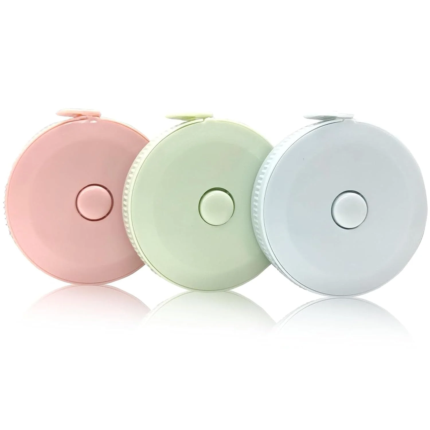 متر خیاطی تزویق، متر نواری جمع شونده برای اندازه گیری بدن، متر خیاطی نرم جمع شونده، مقیاس مدرج دو طرفه، 60 اینچ 1.5 متر، رنگ ماکارون متر خیاطی تزویق، متر نواری جمع شونده برای اندازه گیری بدن، متر خیاطی نرم جمع شونده، مقیاس مدرج دو طرفه، 60 اینچ 1.5 متر، رنگ ماکارون