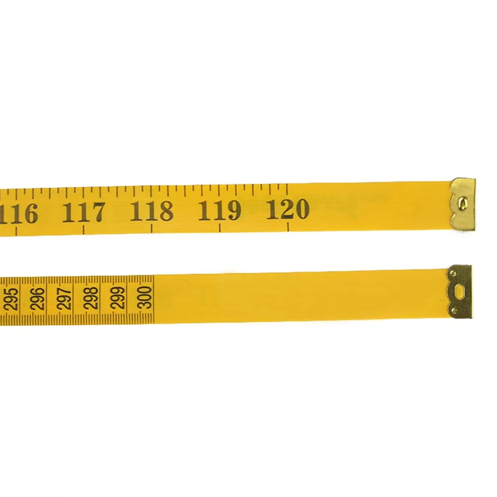 تیاردی 4 عدد نوار اندازه گیری جیبی 300 سانتی متری 120 اینچی، نوار اندازه گیری نرم مقیاس دوگانه، خط کش انعطاف پذیر برای خیاطی، اندازه گیری بدن پارچه - زرد تیاردی 4 عدد نوار اندازه گیری جیبی 300 سانتی متری 120 اینچی، نوار اندازه گیری نرم مقیاس دوگانه، خط کش انعطاف پذیر برای خیاطی، اندازه گیری بدن پارچه - زرد