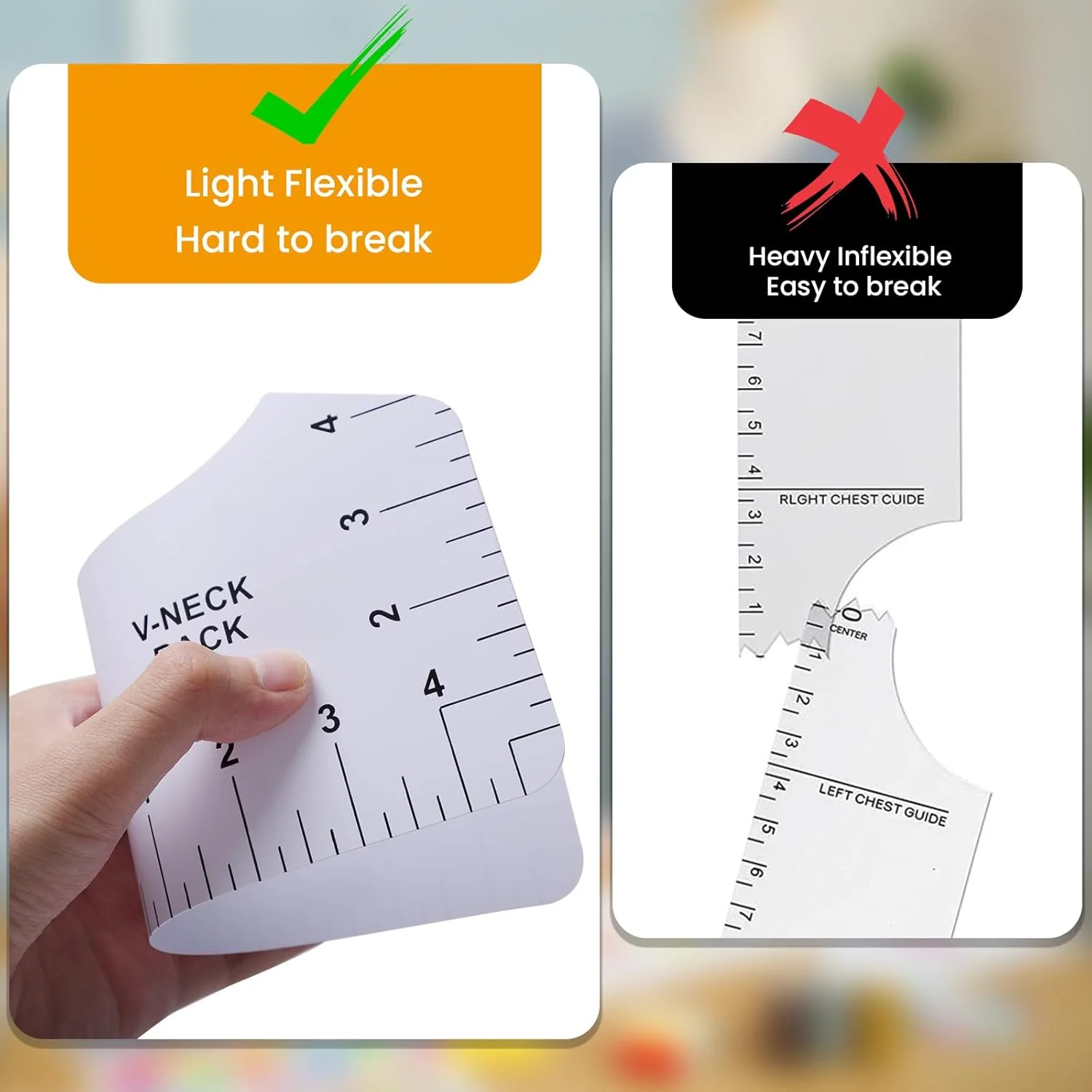 مجموعه 8 عددی خط کش تراز تی شرت Teokantz PVC، خط کش تراز تی شرت سفید و یک متر نواری 1.5 متری برای بزرگسالان، جوانان و کودکان مجموعه 8 عددی خط کش تراز تی شرت Teokantz PVC، خط کش تراز تی شرت سفید و یک متر نواری 1.5 متری برای بزرگسالان، جوانان و کودکان