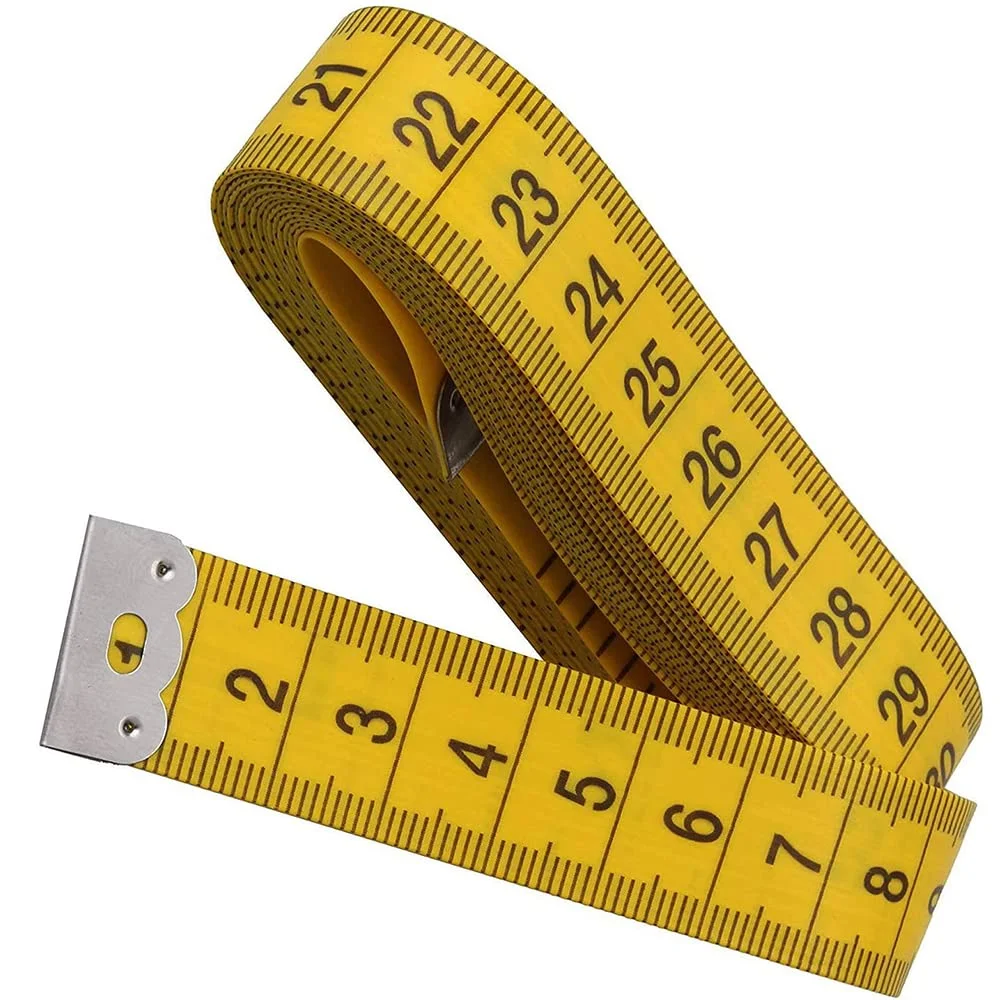 تیاردی 4 عدد نوار اندازه گیری جیبی 300 سانتی متری 120 اینچی، نوار اندازه گیری نرم مقیاس دوگانه، خط کش انعطاف پذیر برای خیاطی، اندازه گیری بدن پارچه - زرد تیاردی 4 عدد نوار اندازه گیری جیبی 300 سانتی متری 120 اینچی، نوار اندازه گیری نرم مقیاس دوگانه، خط کش انعطاف پذیر برای خیاطی، اندازه گیری بدن پارچه - زرد