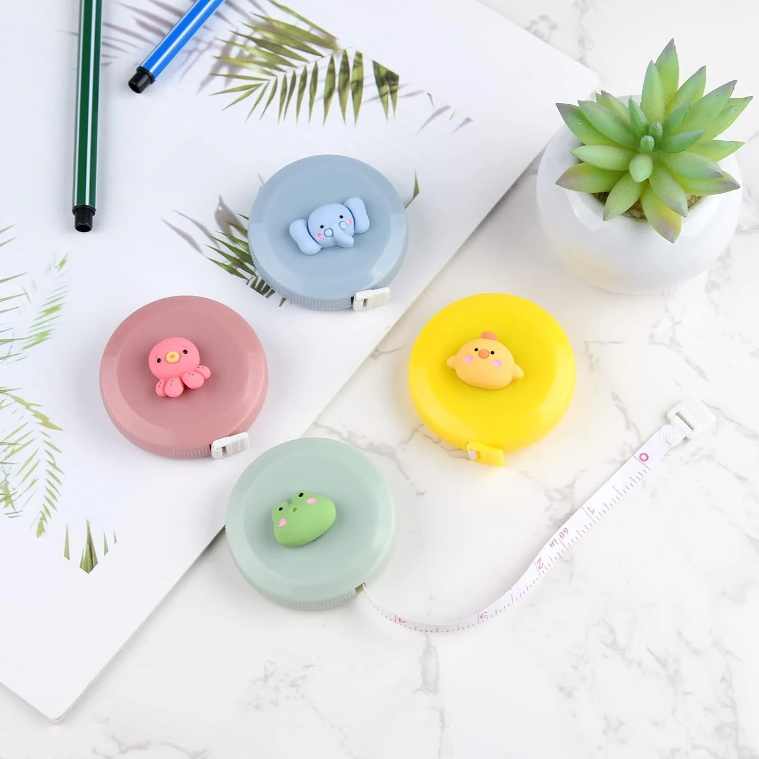 نوار اندازه گیری نرم تزویق 4 عددی برای اندازه گیری بدن، نوار اندازه گیری جمع شونده، نوار اندازه گیری خیاطی زیبا برای خیاطی، 60 اینچ / 1.5 متر نوار اندازه گیری خیاطی با خط کش اندازه گیری کسری برای خیاطی نوار اندازه گیری نرم تزویق 4 عددی برای اندازه گیری بدن، نوار اندازه گیری جمع شونده، نوار اندازه گیری خیاطی زیبا برای خیاطی، 60 اینچ / 1.5 متر نوار اندازه گیری خیاطی با خط کش اندازه گیری کسری برای خیاطی