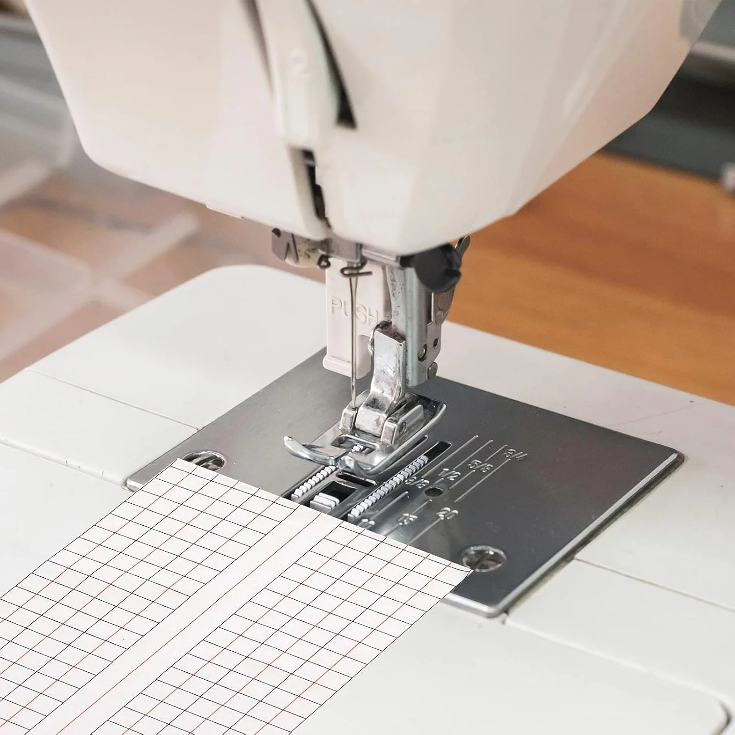 نوار خط کش مستقیم خیاطی Tenare، نوار چسبی خط کش خیاطی، نوار خط کش اندازه گیری واشی، نوار راهنمای درز جداشدنی، لوازم جانبی خیاطی برای کاردستی خیاطی