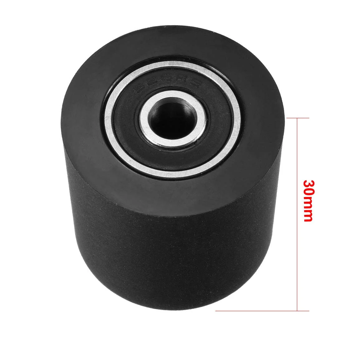 غلطک هرزگرد بلبرینگ uxcell 6x30x30mm قرقره چرخ تسمه نقاله کشویی مشکی