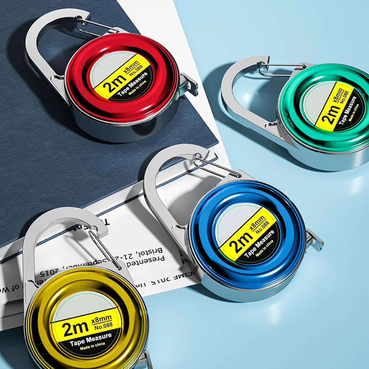 متر خیاطی جمع شونده XROLAND، نوار اندازه گیری نرم جمع شونده برای پارچه بدن، خیاطی، پارچه، بافندگی، صنایع دستی، نوار ضد آب (79 اینچ) متر خیاطی جمع شونده XROLAND، نوار اندازه گیری نرم جمع شونده برای پارچه بدن، خیاطی، پارچه، بافندگی، صنایع دستی، نوار ضد آب (79 اینچ)