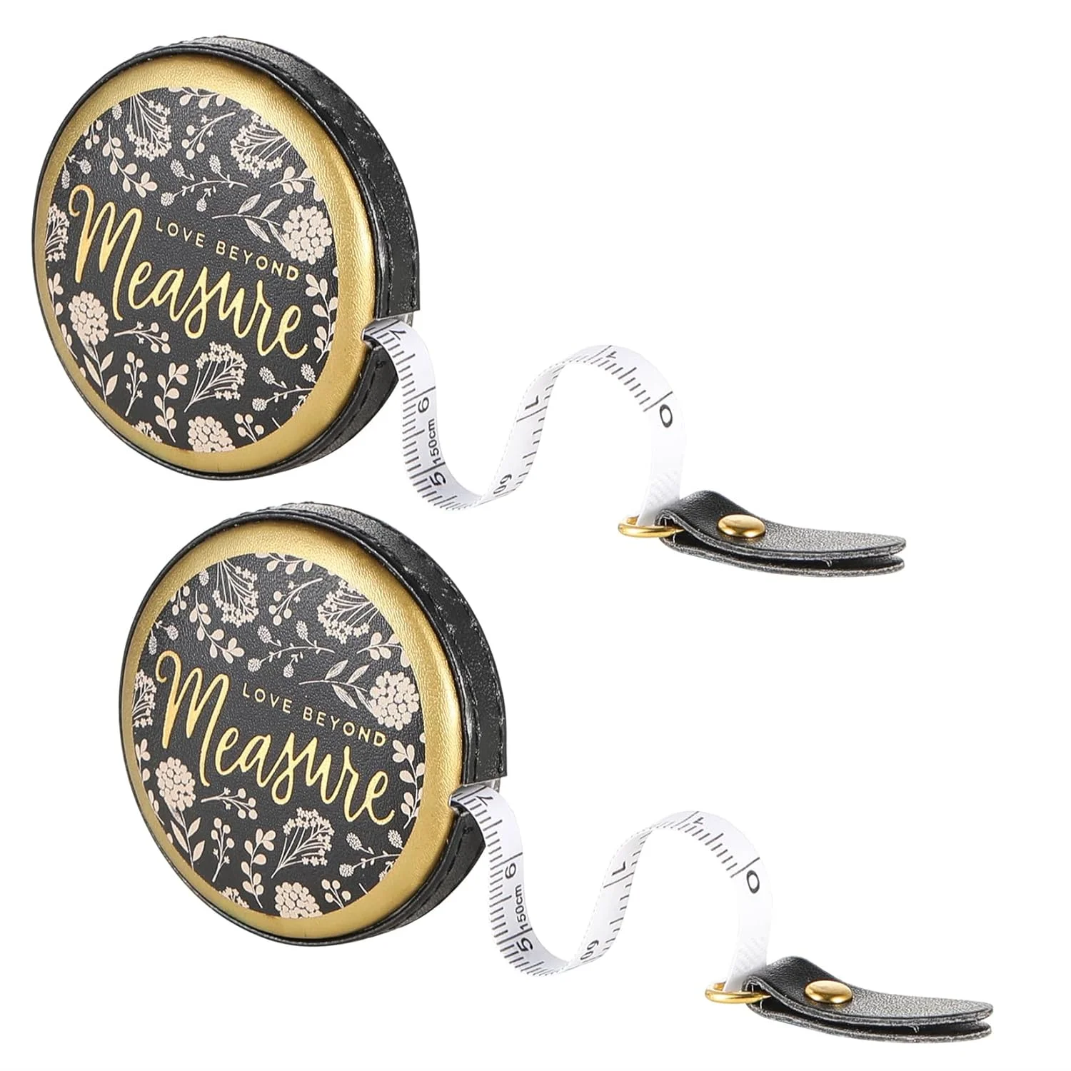 متر خیاطی نرم YJWZWE، متر اندازه گیری جمع شونده چرمی کوچک، خط کش دو طرفه برای خیاطی، دوخت، پارچه، 2 عددی (مشکی) متر خیاطی نرم YJWZWE، متر اندازه گیری جمع شونده چرمی کوچک، خط کش دو طرفه برای خیاطی، دوخت، پارچه، 2 عددی (مشکی)