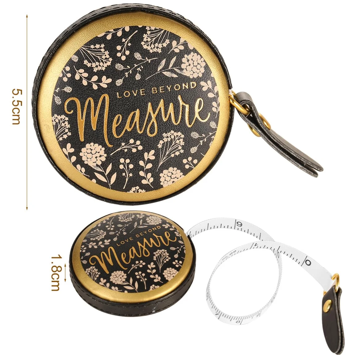 متر خیاطی نرم YJWZWE، متر اندازه گیری جمع شونده چرمی کوچک، خط کش دو طرفه برای خیاطی، دوخت، پارچه، 2 عددی (مشکی) متر خیاطی نرم YJWZWE، متر اندازه گیری جمع شونده چرمی کوچک، خط کش دو طرفه برای خیاطی، دوخت، پارچه، 2 عددی (مشکی)