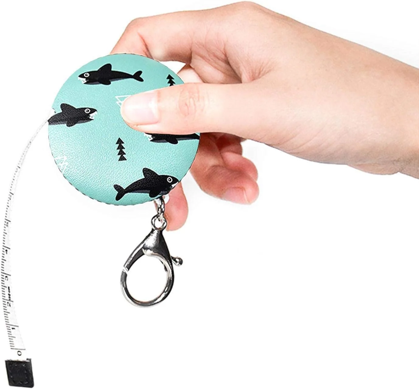 متر خیاطی ZIYUMI، 150 سانتی متری، مناسب خیاطی، اندازه گیری پارچه، اندازه گیری بدن، متر نواری نرم جمع شونده با جاکلیدی متر خیاطی ZIYUMI، 150 سانتی متری، مناسب خیاطی، اندازه گیری پارچه، اندازه گیری بدن، متر نواری نرم جمع شونده با جاکلیدی