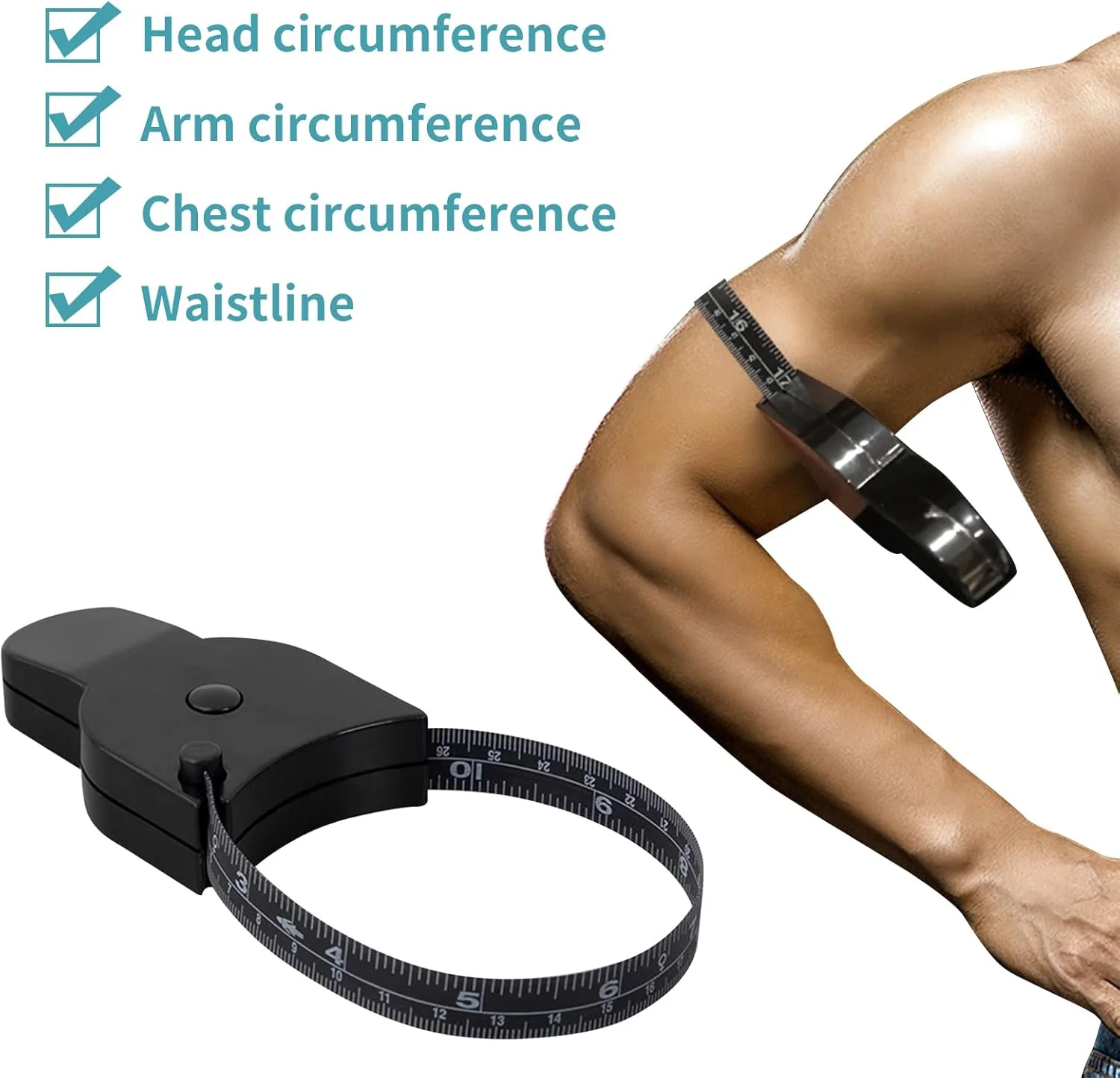 متر خیاطی جمع شونده مشکی زوواتور 150 سانتی متری / 60 اینچی، متر اندازه گیری بدن و دور کمر متر خیاطی جمع شونده مشکی زوواتور 150 سانتی متری / 60 اینچی، متر اندازه گیری بدن و دور کمر