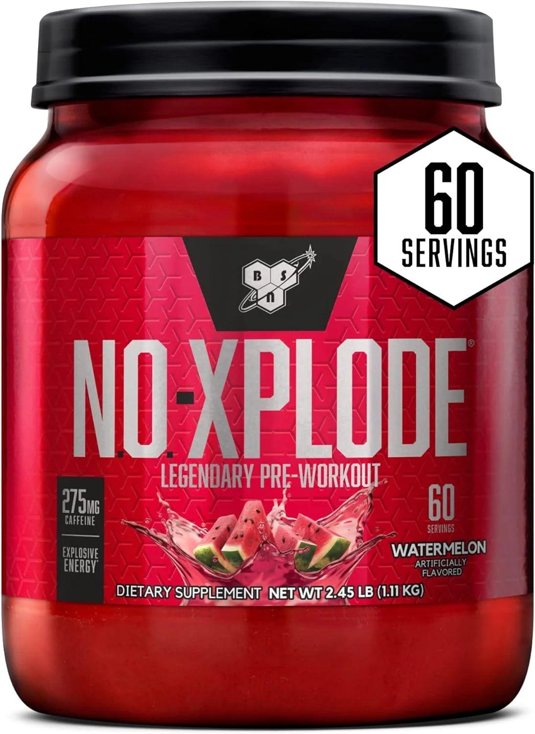 بی اس ان N.O. Xplode 3.0 - هندوانه - 60 سروینگ بی اس ان N.O. Xplode 3.0 - هندوانه - 60 سروینگ