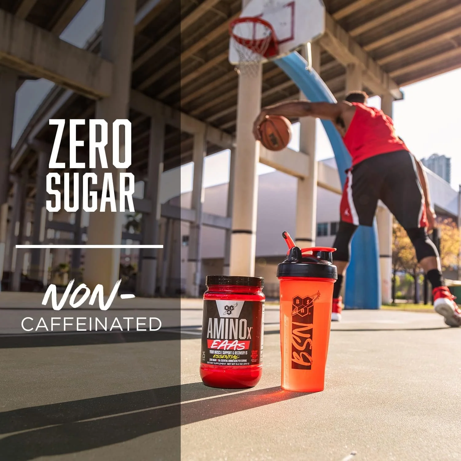 آمینو X EAAs بی اس ان، ریکاوری و استقامت عضلات، 10 گرم اسیدهای آمینه ضروری، 5 گرم BCAA، بدون شکر، بدون کافئین، طعم هندوانه، 375 گرم، 25 سروینگ آمینو X EAAs بی اس ان، ریکاوری و استقامت عضلات، 10 گرم اسیدهای آمینه ضروری، 5 گرم BCAA، بدون شکر، بدون کافئین، طعم هندوانه، 375 گرم، 25 سروینگ